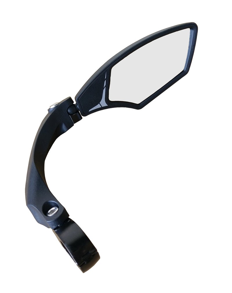 Hafny NEW Handlebar Bike Mirror, HD,Blast-resistant, E-bike Mirror, Glass Lens, HF-MR095 (Silver Right) - Image 1